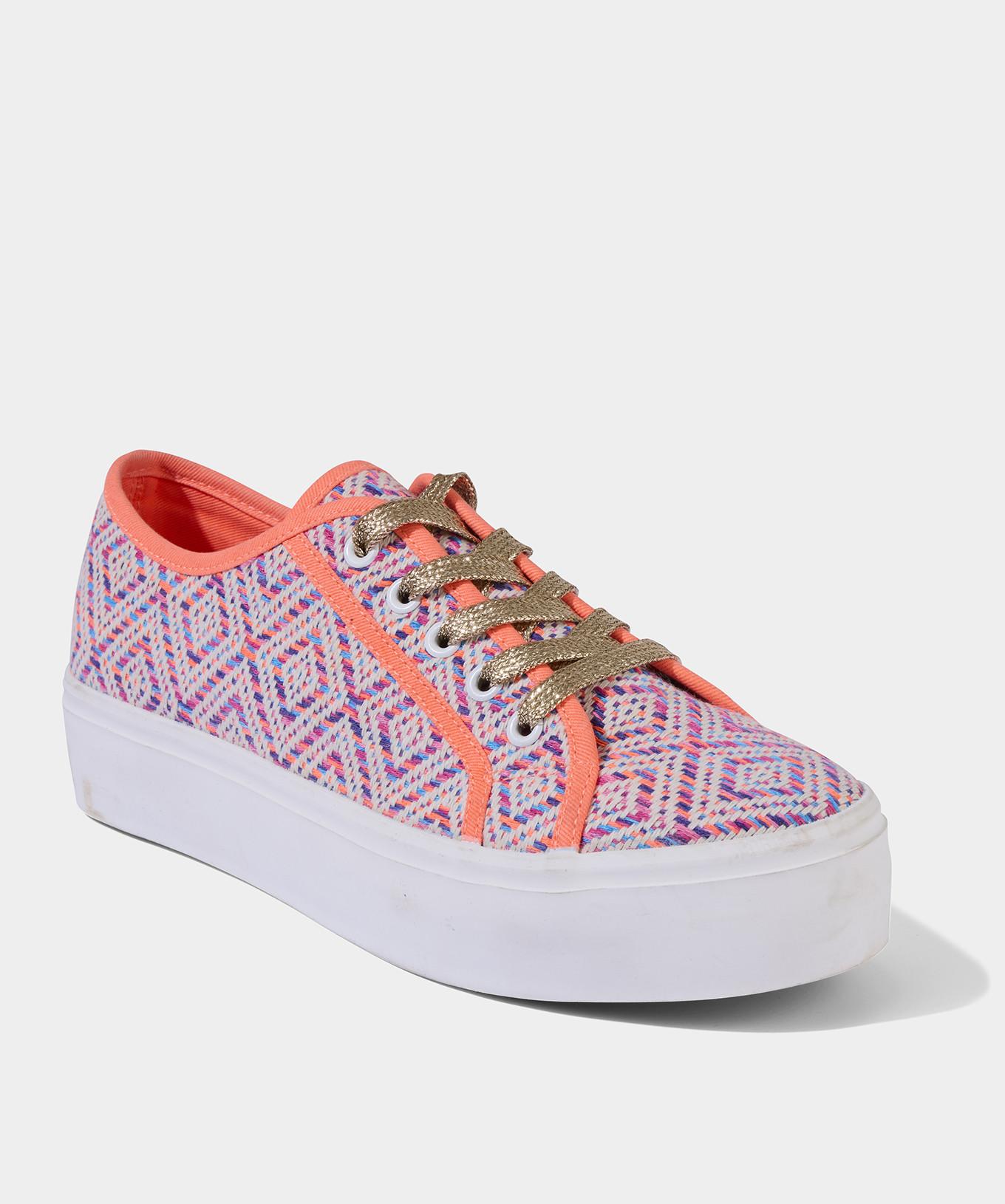 Joe Browns Klobige Plateau-Sportschuhe mit Azteken-Muster