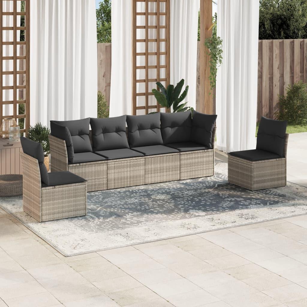 VidaXL Garten sofagarnitur poly-rattan