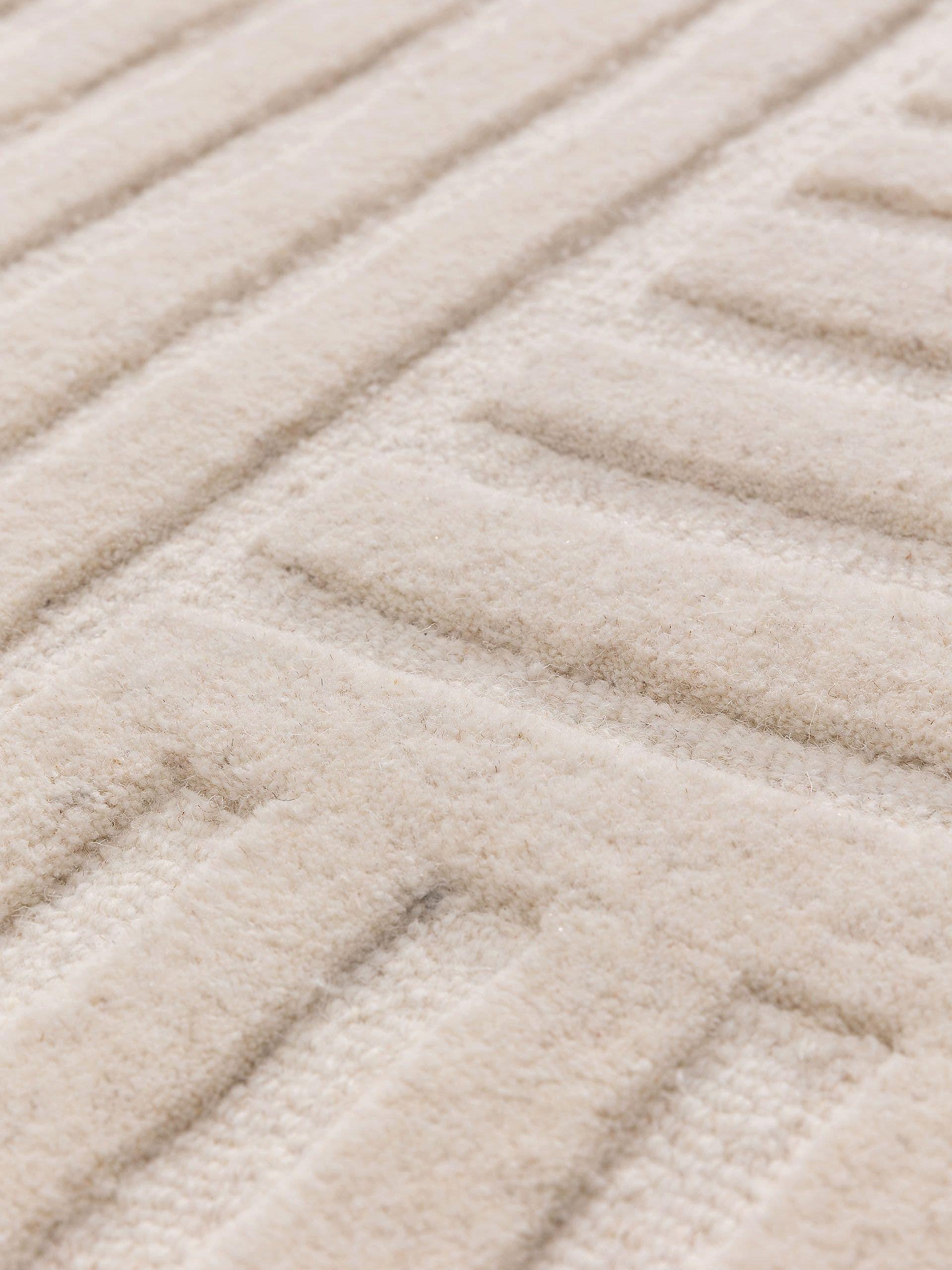 Benuta Wollteppich Yanis Ivory