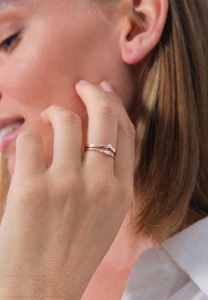 Elli Ring 2Er Set Opal Zirkonia
