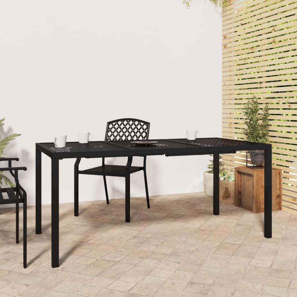 VidaXL Gartentisch stahl
