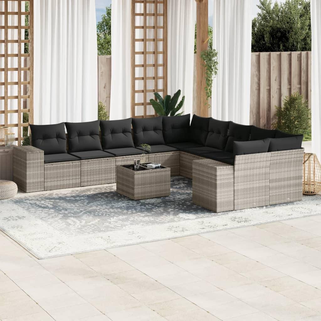 VidaXL Garten sofagarnitur poly-rattan