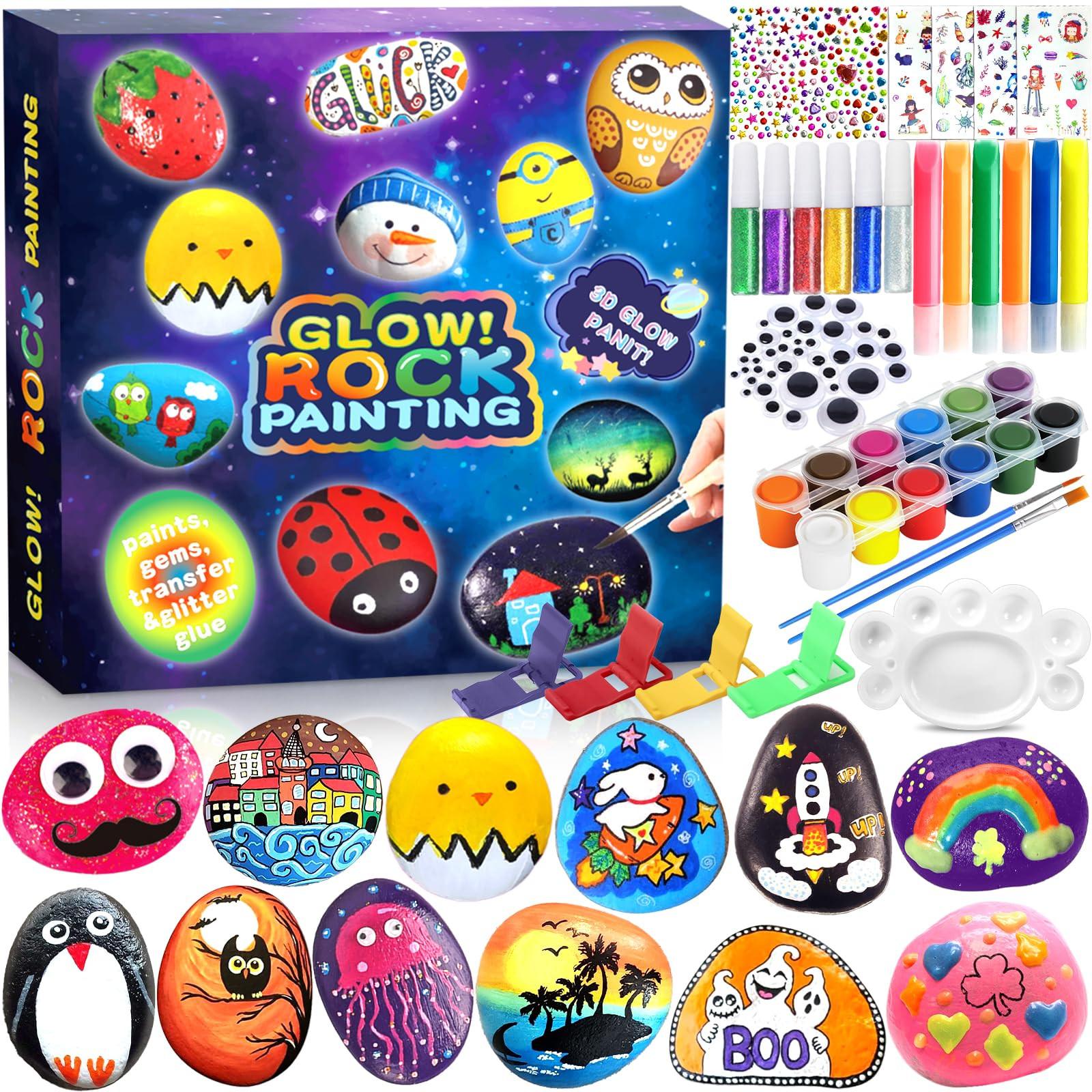 Activity-board Glow-in-the-dark Steinmalerei Bastelsets Malset