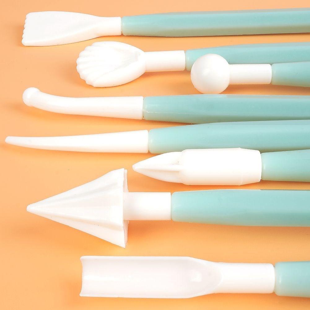 B2X 8 Marzipan-Modellierwerkzeuge: Gestalten Sie detailreiche Torten