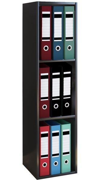 VCM Holz Büro Stand Regal Bücher Ordner Aktenregal Ordnerregal Bücherregal Offas 3f