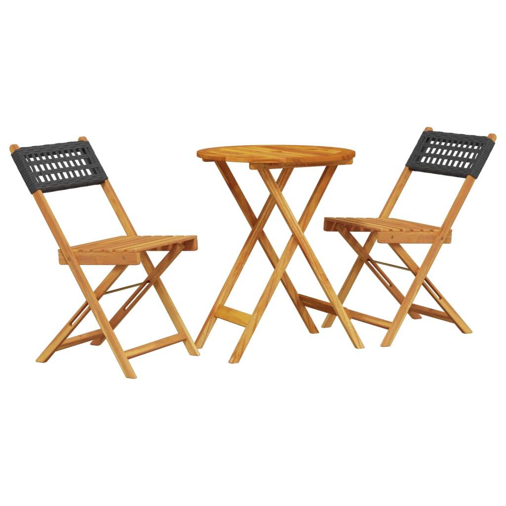 VidaXL Bistro set akazienholz