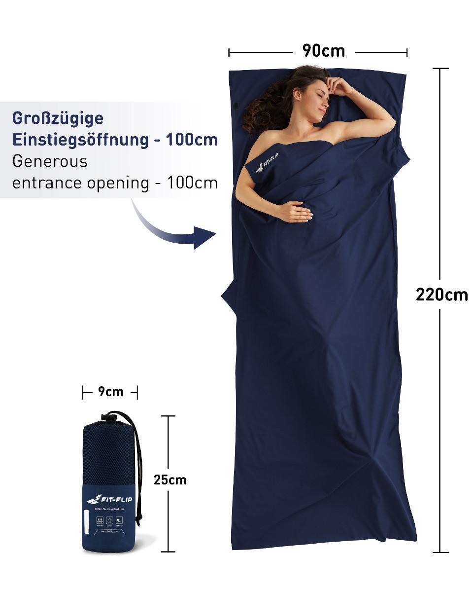 Fit Flip Hüttenschlafsack