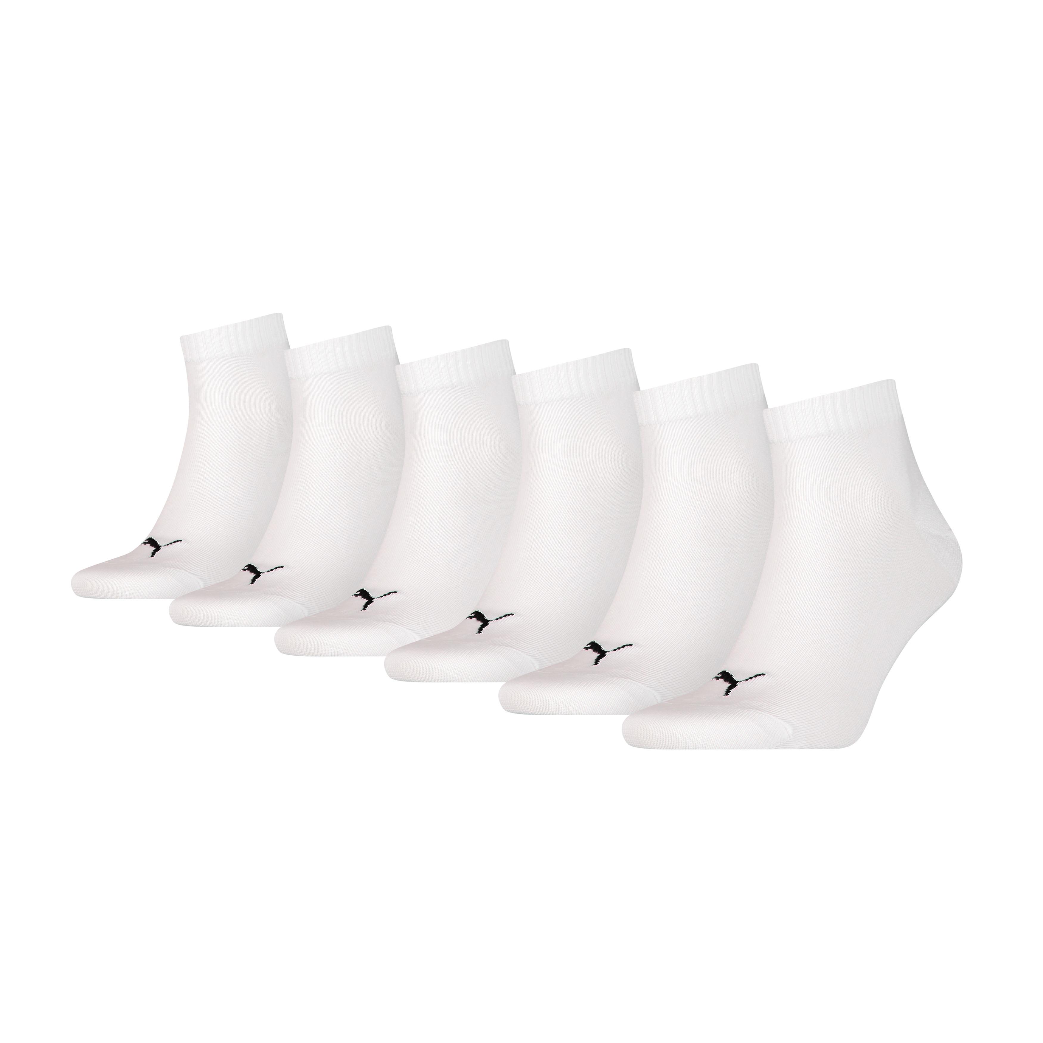 PUMA Unisex Quarter Plain Socken 6er-Pack