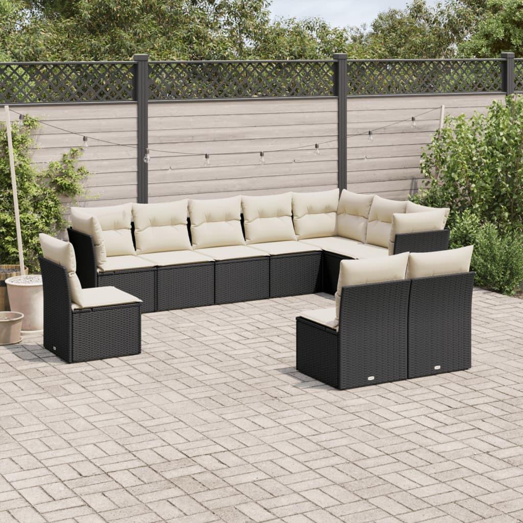 VidaXL Garten sofagarnitur poly-rattan