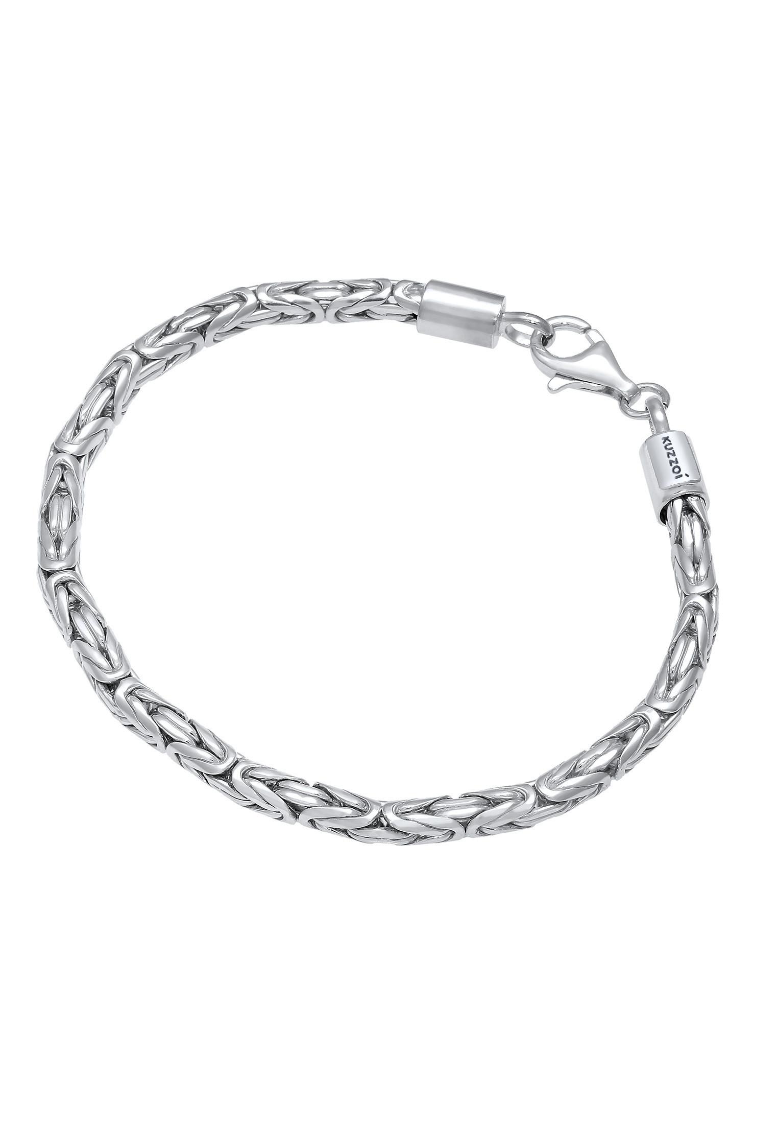 Kuzzoi Armband Basic Männer Königskette Robust Massiv