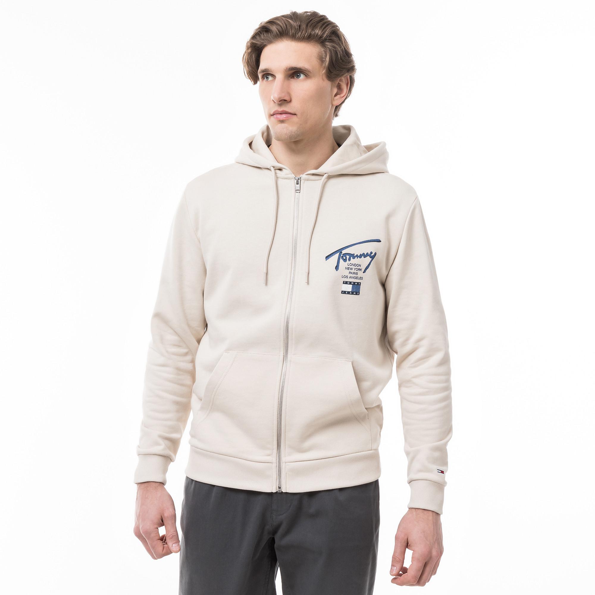 TOMMY JEANS Sweatjacke mit Kapuze