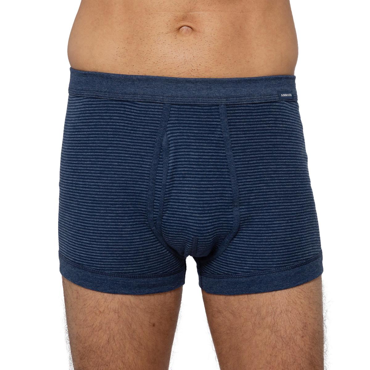 Ammann 2er Pack Jeans Feinripp - Retro-Short / Pant mit Eingriff