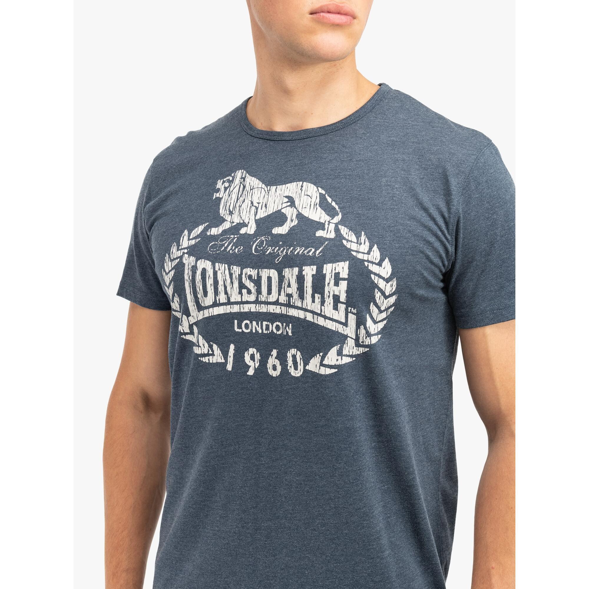 LONSDALE Ollie T-Shirt mit Union Jack Abzeichen