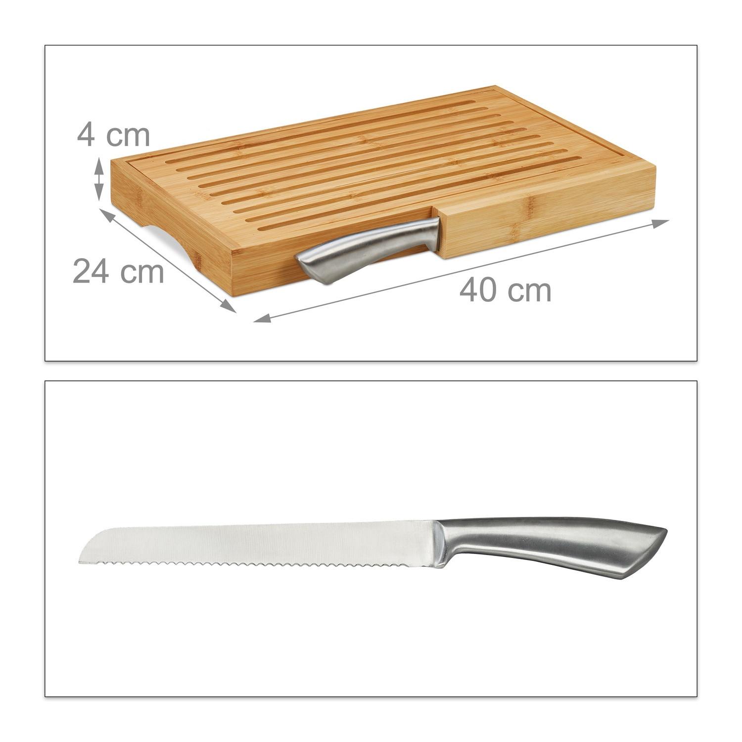 B2X Brotschneidebrett mit Messer