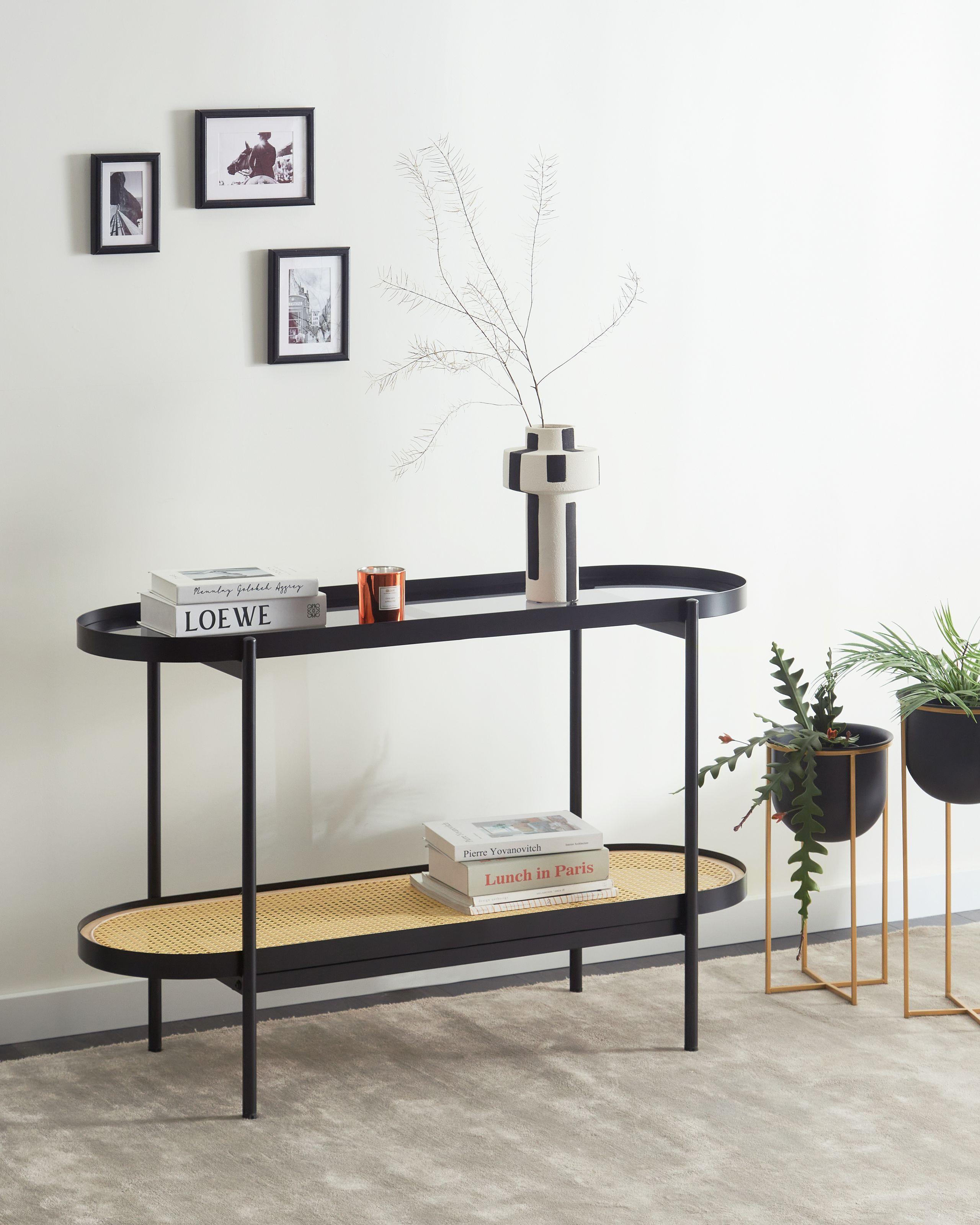 Beliani Konsolentisch aus Eisen Boho RENO