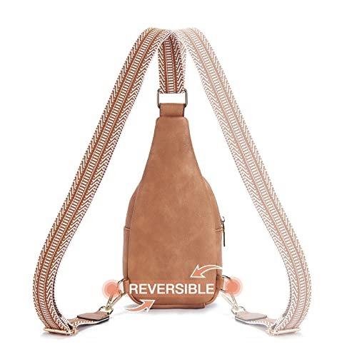 Only-bags.store Brusttasche Sling Bag, PU Leder Crossbody Bag Klein Umhängetasche Schultertaschen für Brusttasche Sling Bag, PU Leder Crossbody Bag Klein Umhängetasche Schultertaschen für