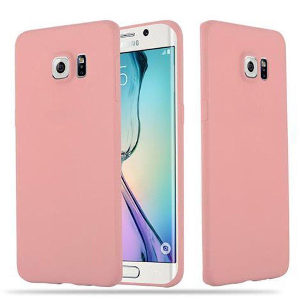 Cadorabo Hülle für Samsung Galaxy S6 EDGE TPU Silikon Candy
