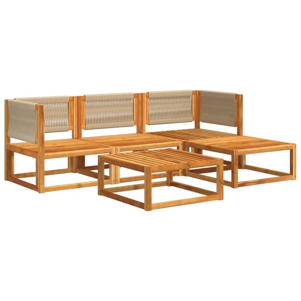 VidaXL Garten sofagarnitur akazienholz