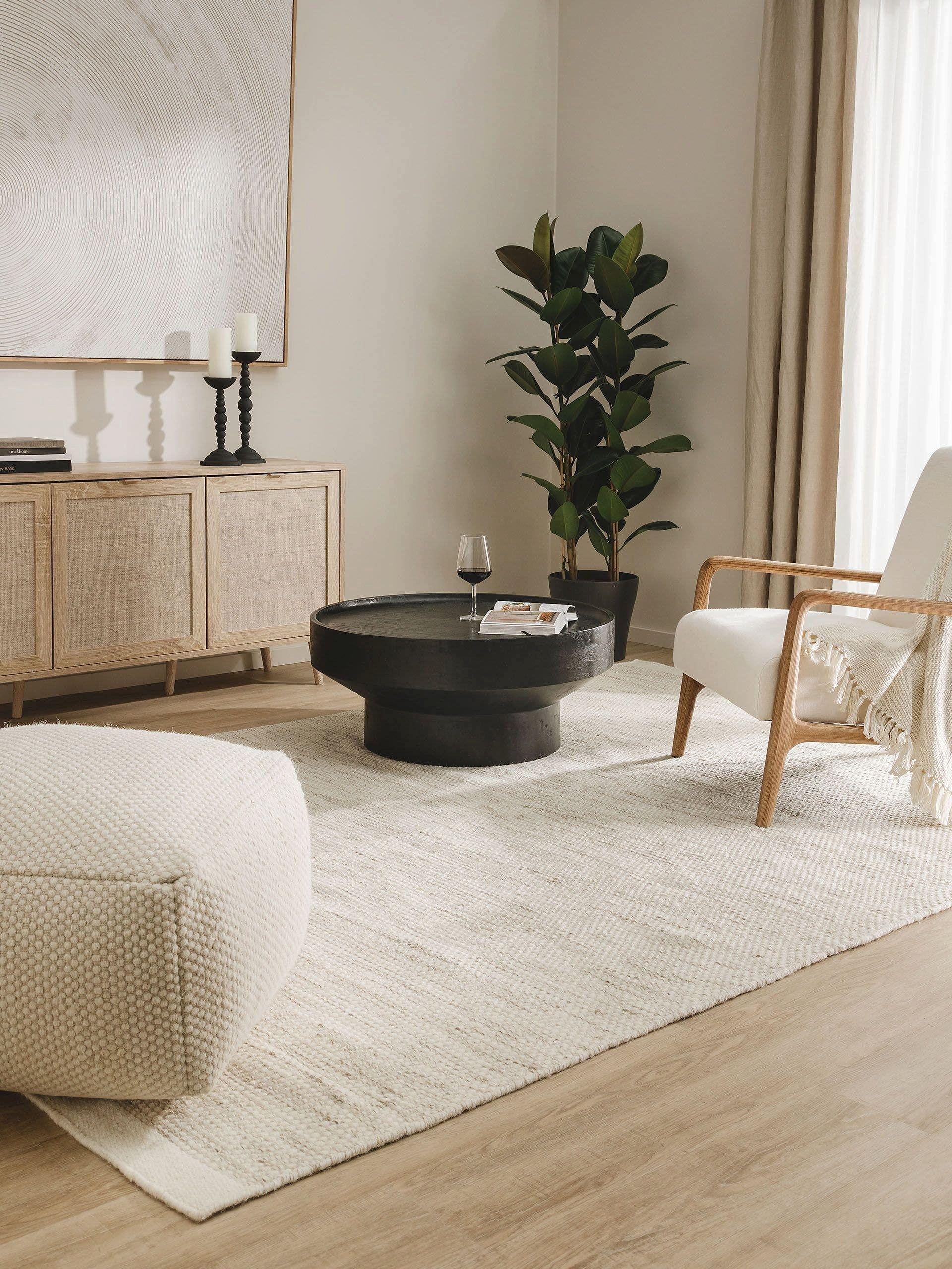 Benuta Wollteppich Rocco Cream