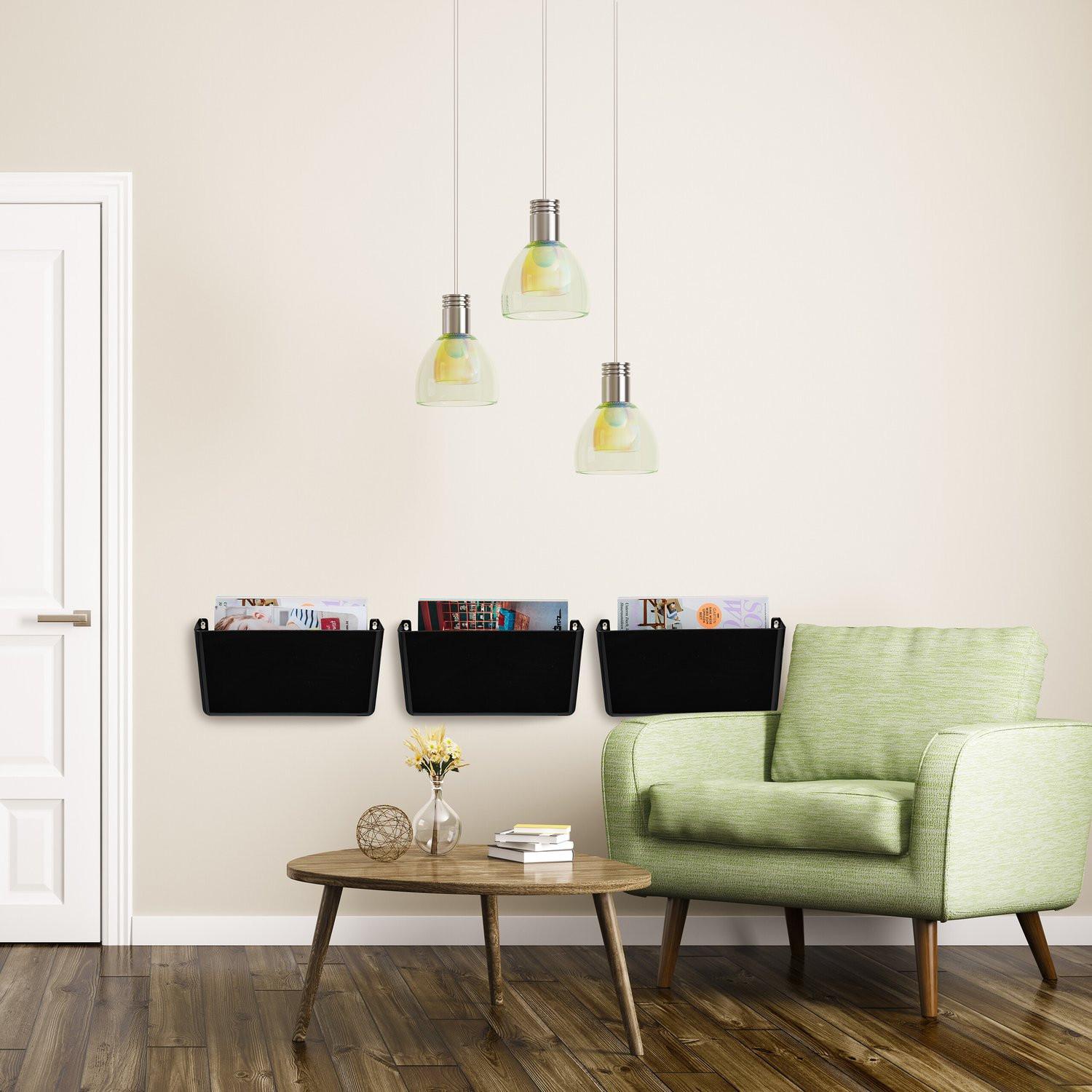 B2X Zeitungshalter Wand 3er-Set