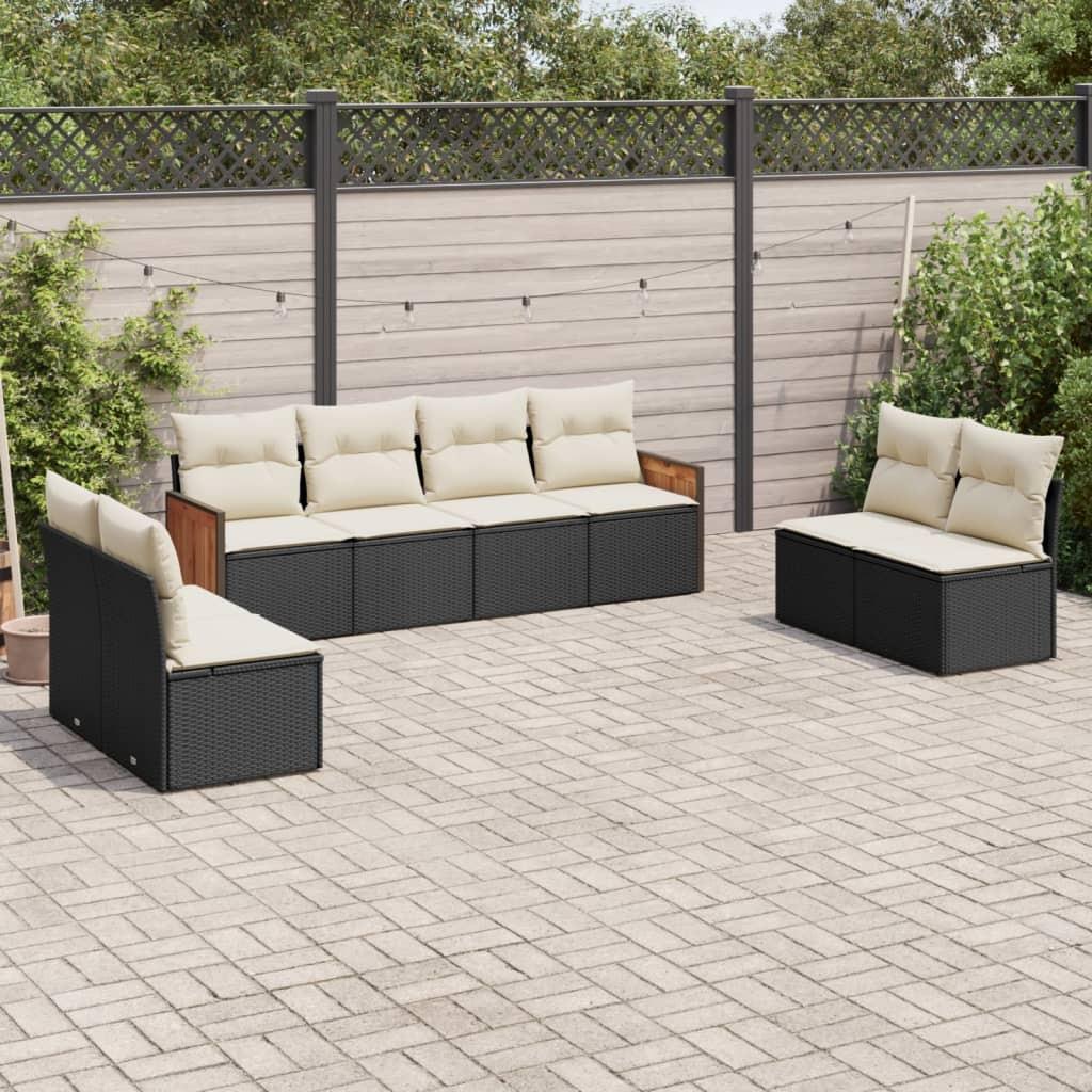 VidaXL Garten sofagarnitur poly-rattan