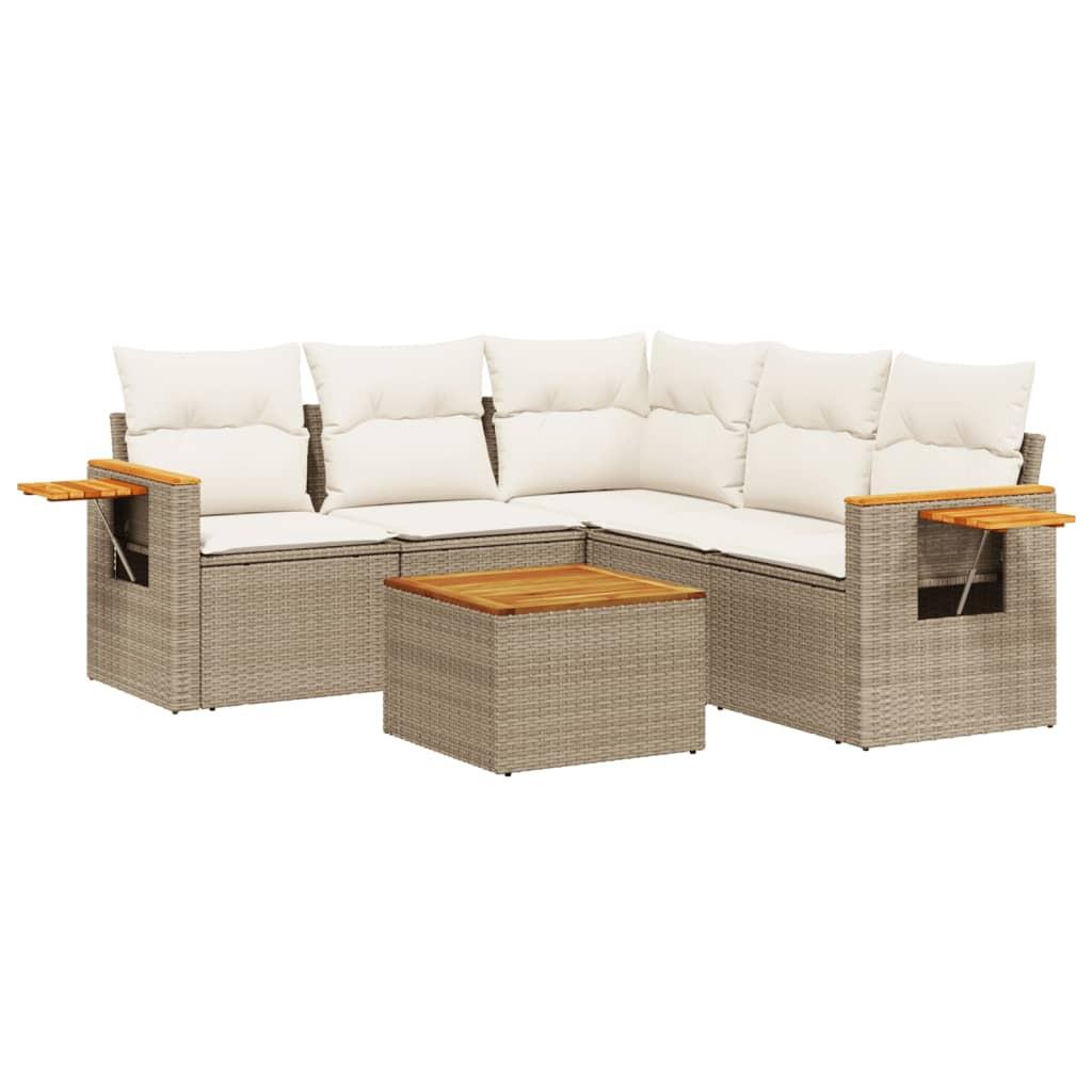 VidaXL Garten sofagarnitur poly-rattan