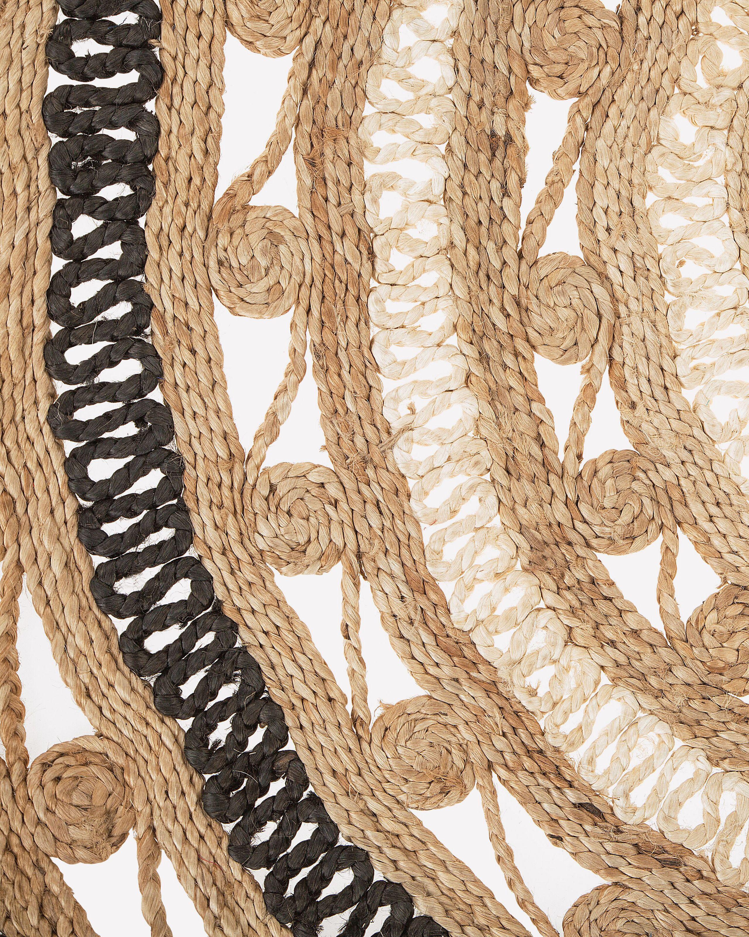 Beliani Teppich aus Jute Boho GOYNE