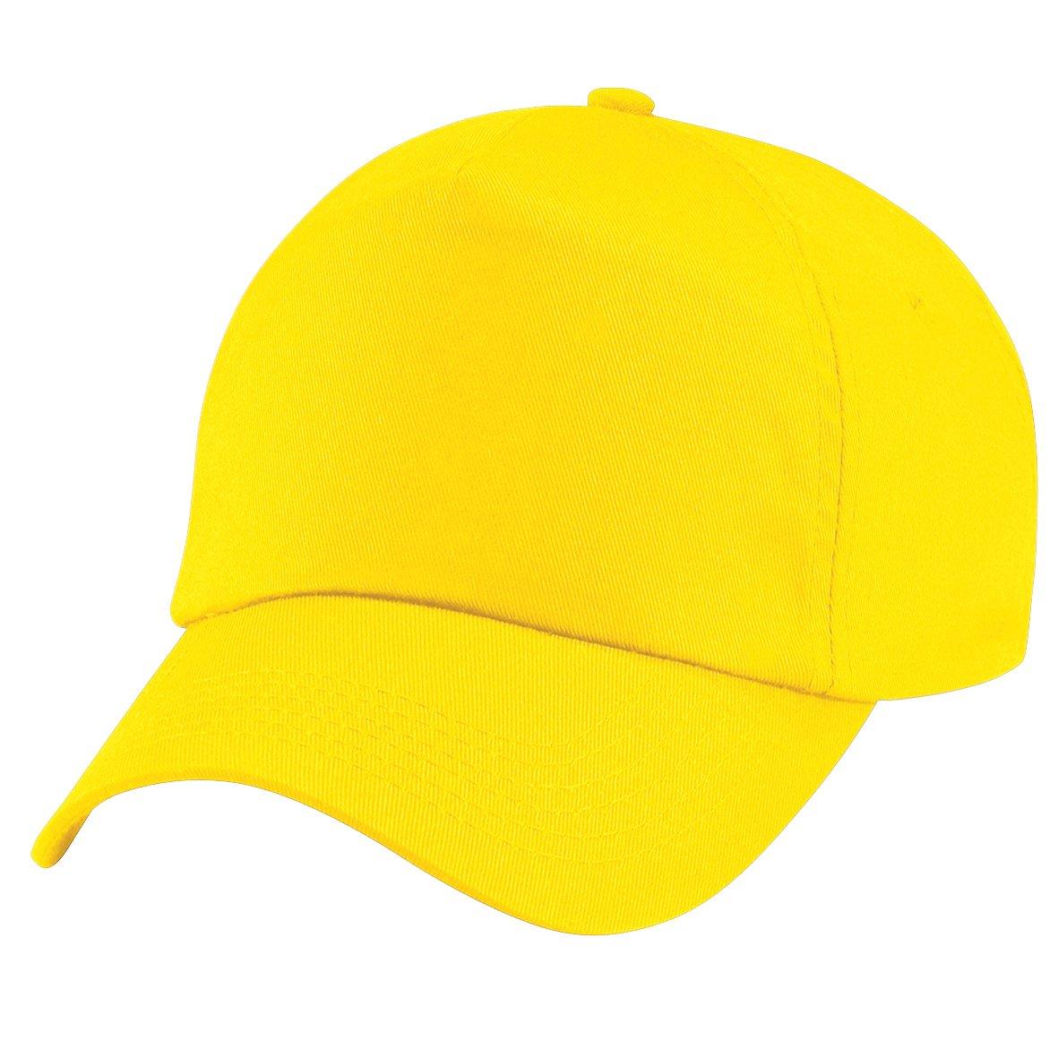 Beechfield Baseballkappe mit 5 Paneelen (2 StückPackung)