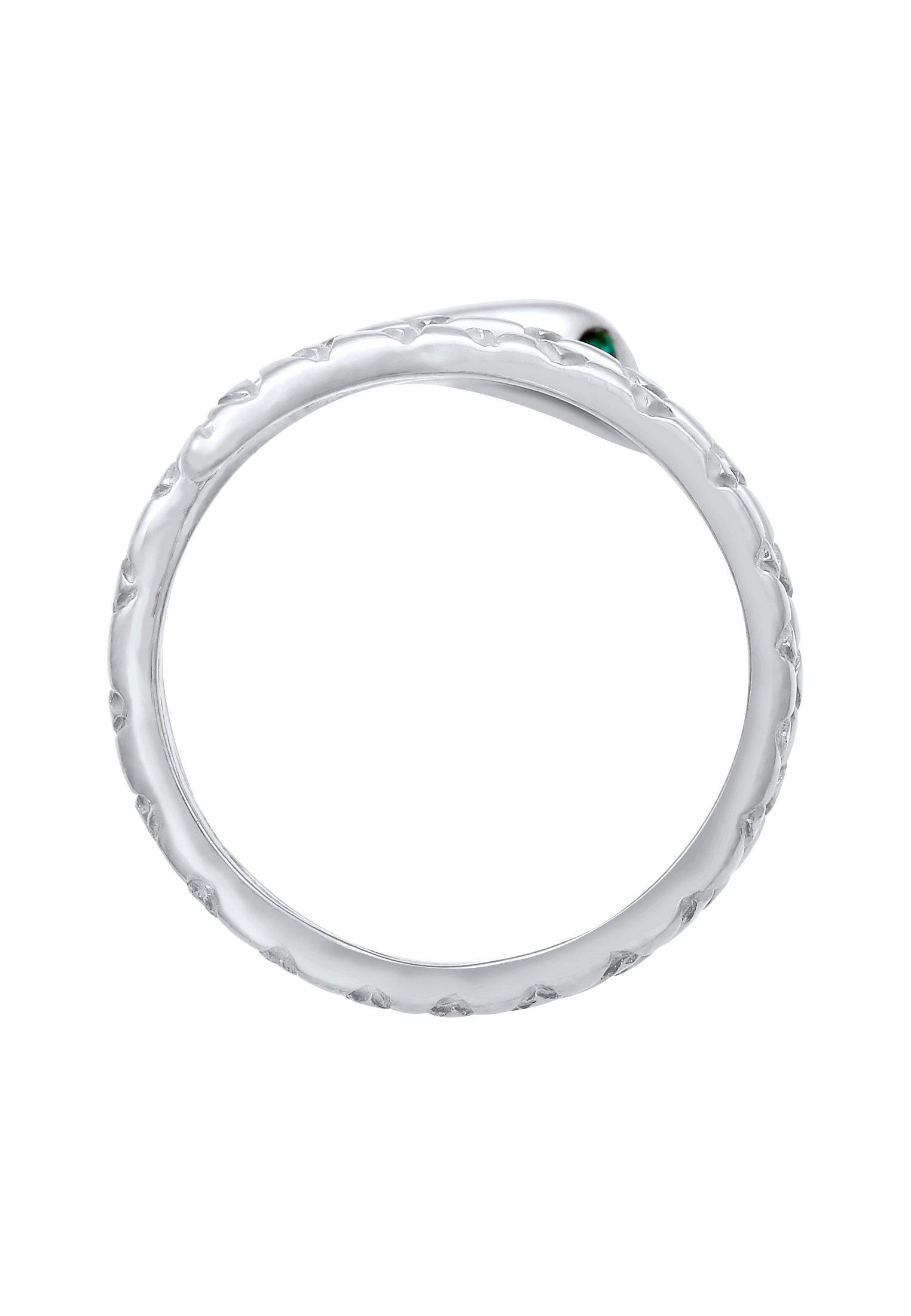 Elli Ring Schlangen Design Kristall