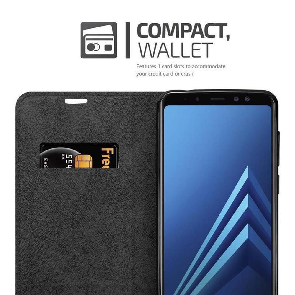 Cadorabo Hülle für Samsung Galaxy A6 2018 Magnetverschluss, Kartenfach