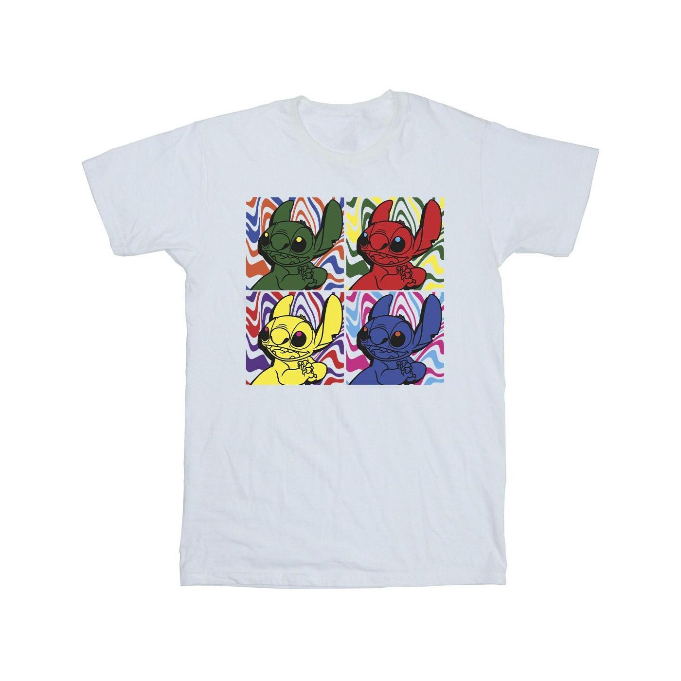 Disney Stitch Pop Art Grafikdruck T-Shirt