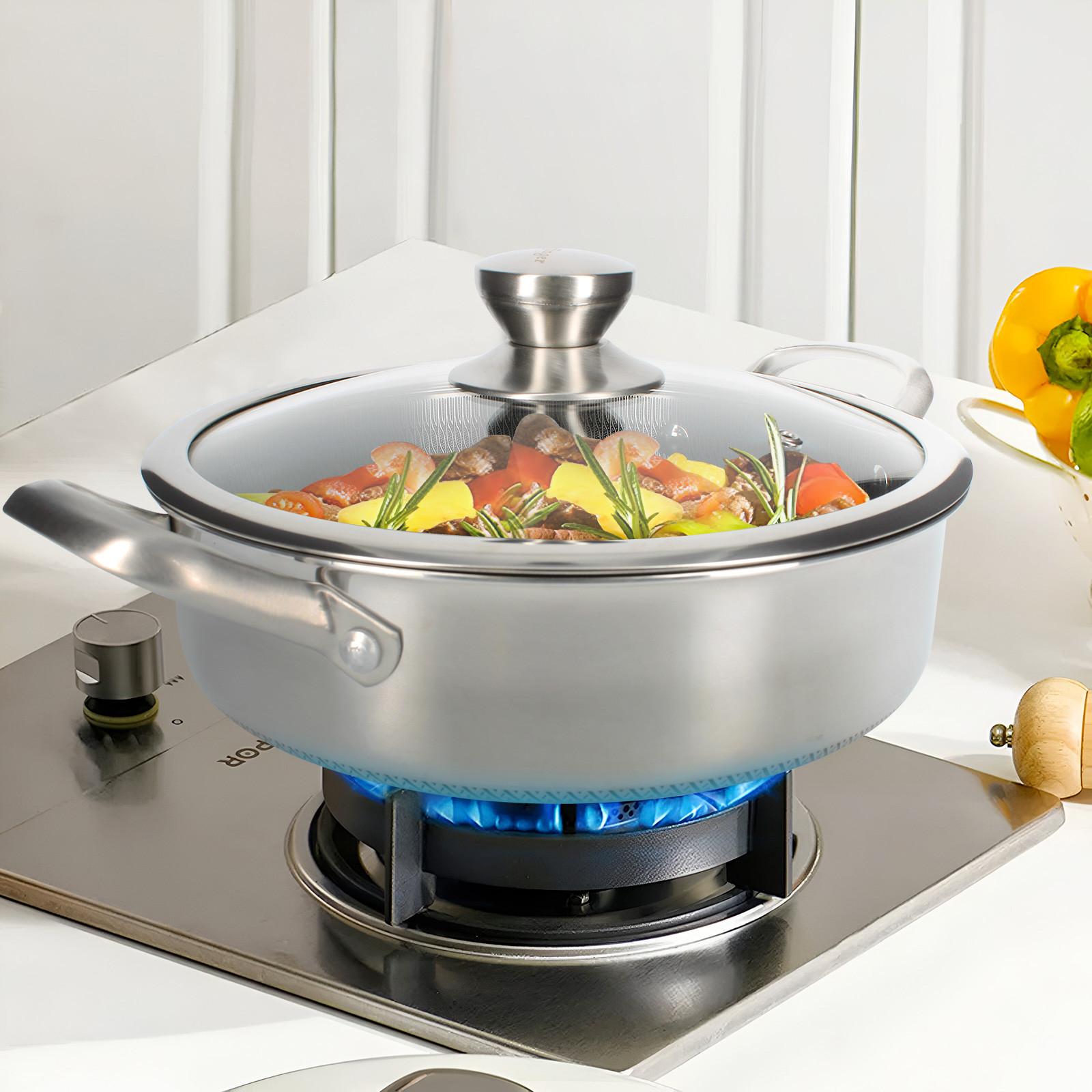 Cheffinger Premium Sauter Pfanne mit Deckel 28cm