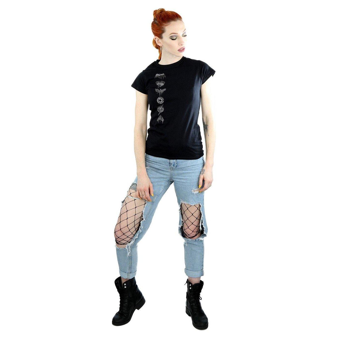 Justice League Justice League Stacked Logo T-Shirt