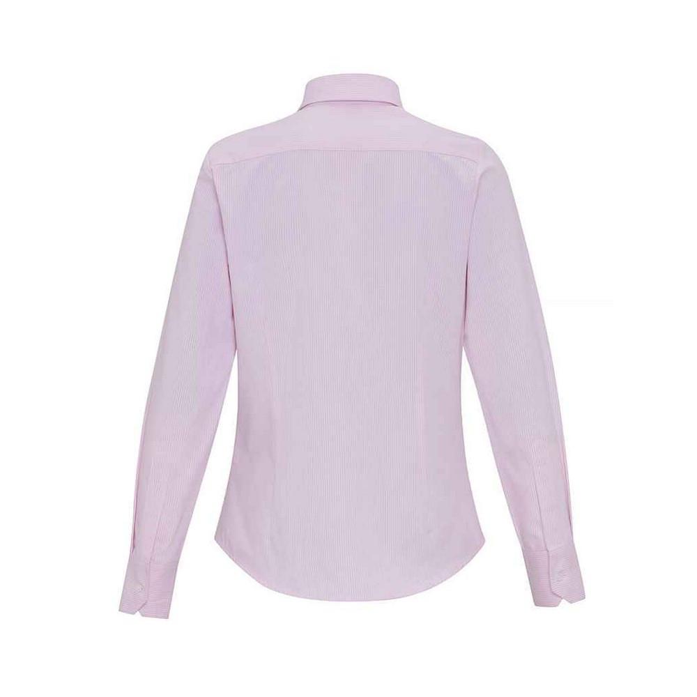 PREMIER Formelles Langärmliges Gestreiftes Hemd