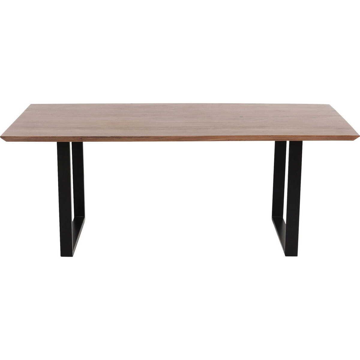 KARE Design Tisch Symphony Walnut Schwarz 160x80cm