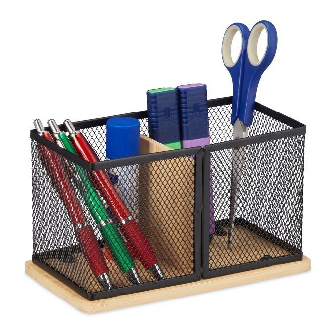 Northio Stifthalter aus Bambus und Netz