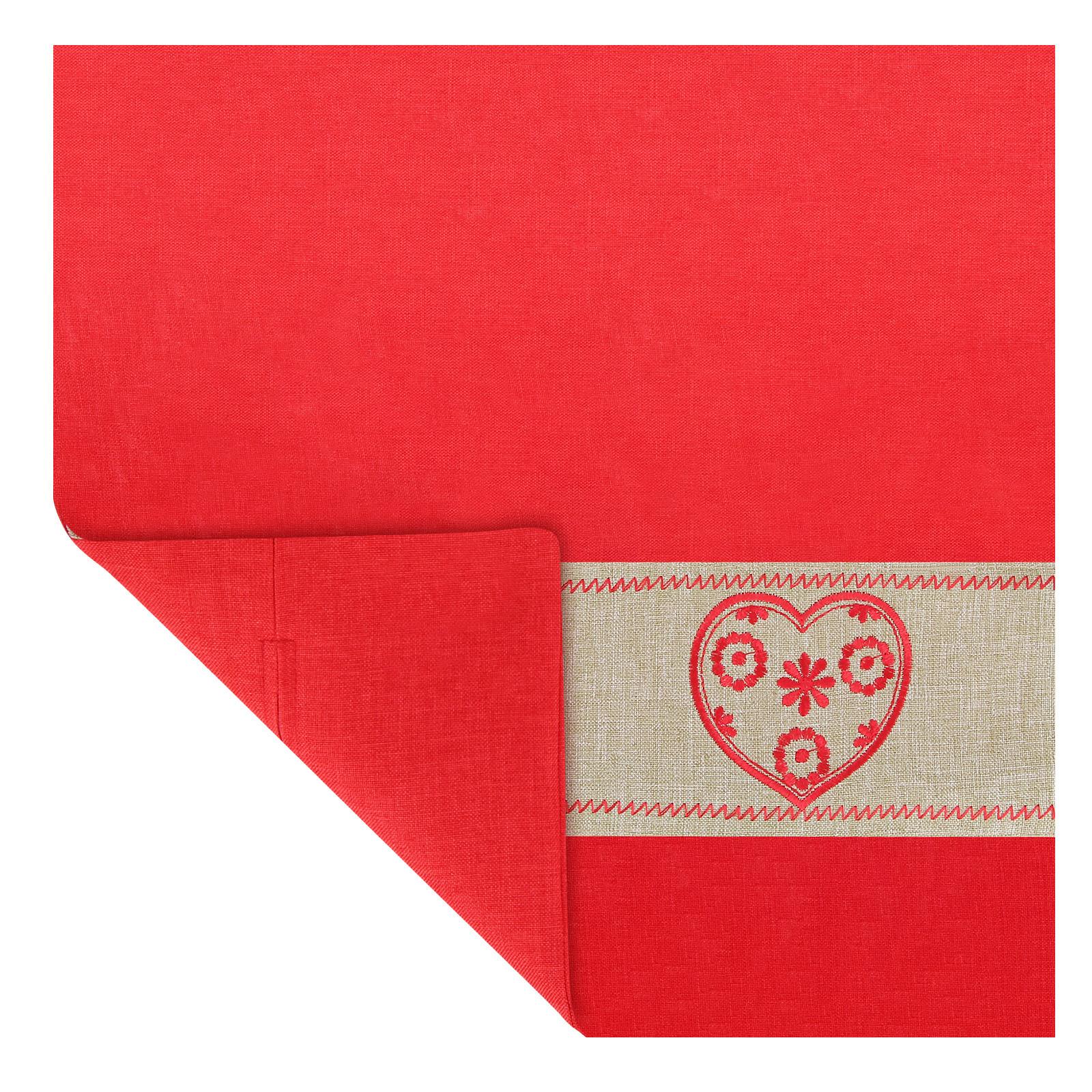 Avizar 2 Stk. Kissenbezüge Herz