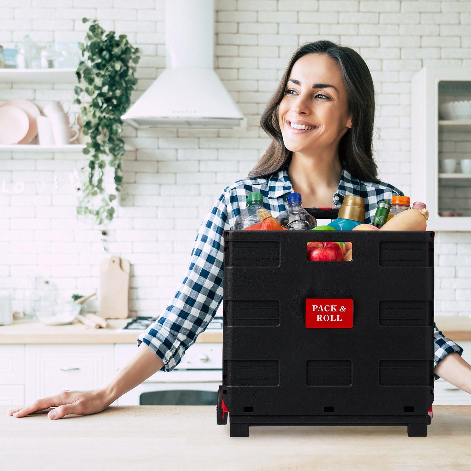 B2X Zusammenklappbarer Einkaufswagen