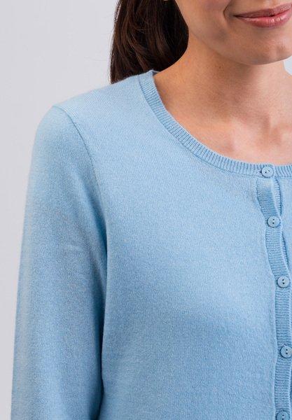 CASH-MERE.CH Kaschmir Cardigan Rundhals