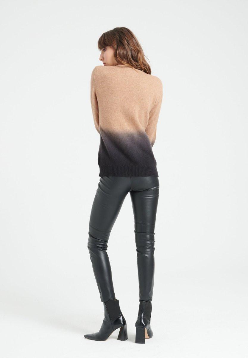 Studio Cashmere8 MIA 8 Pullover Rundhalsausschnitt mit Tie & Dye-Muster - 100% Kaschmir