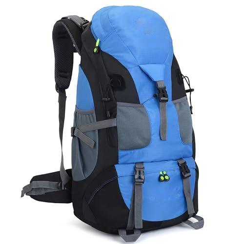 Only-bags.store 50L Leichter wasserfester Wanderrucksack, Outdoor Sport Tagesrucksack Reisetasche für Klettern