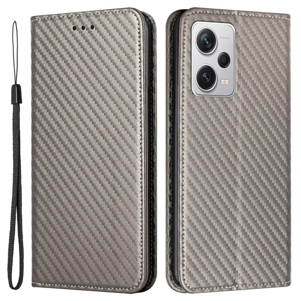 Cover-Discount Xiaomi Poco X5 Pro - Carbon Look Flip Case Hülle