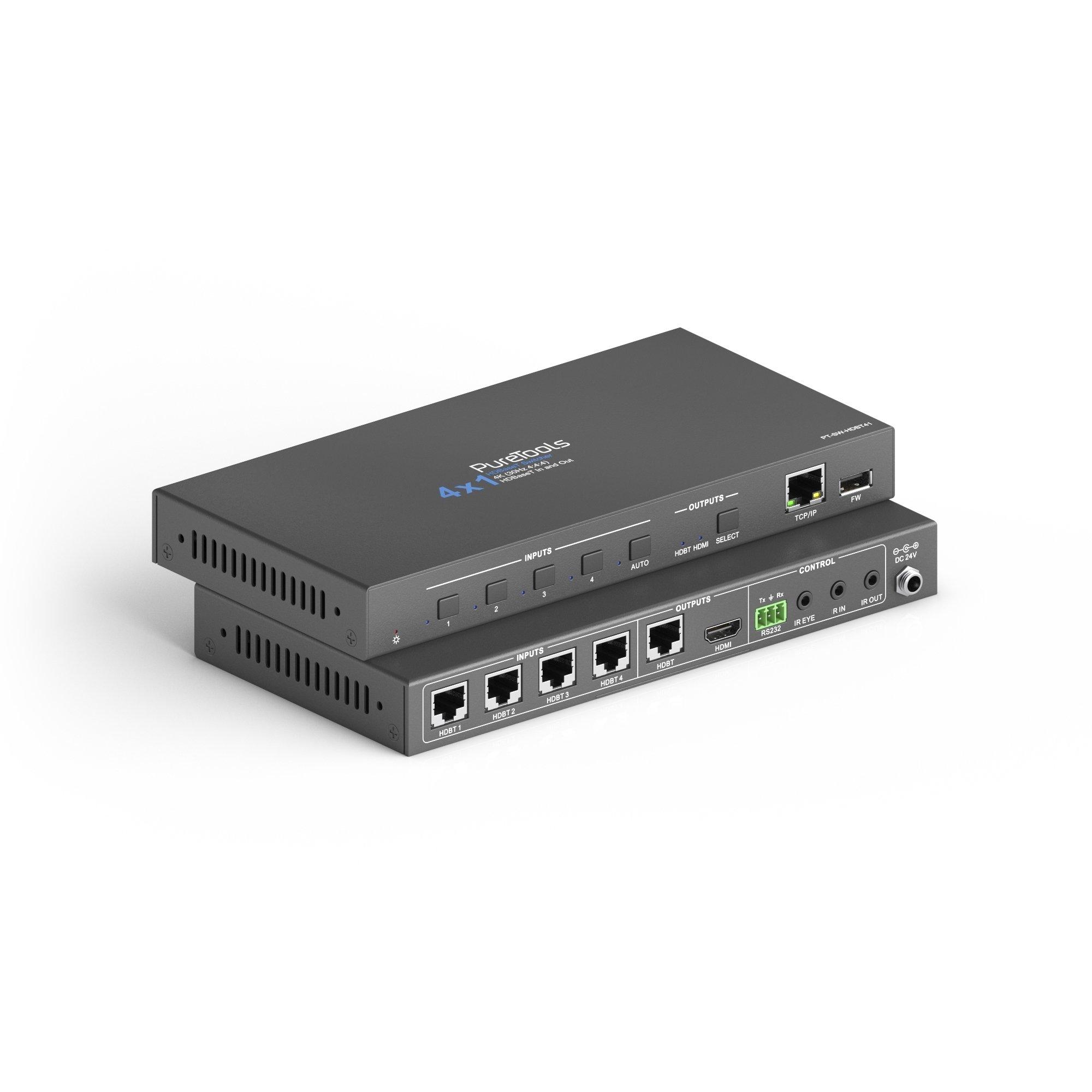 PureTools PureTools PT-SW-HDBT41 Video-Switch HDMI