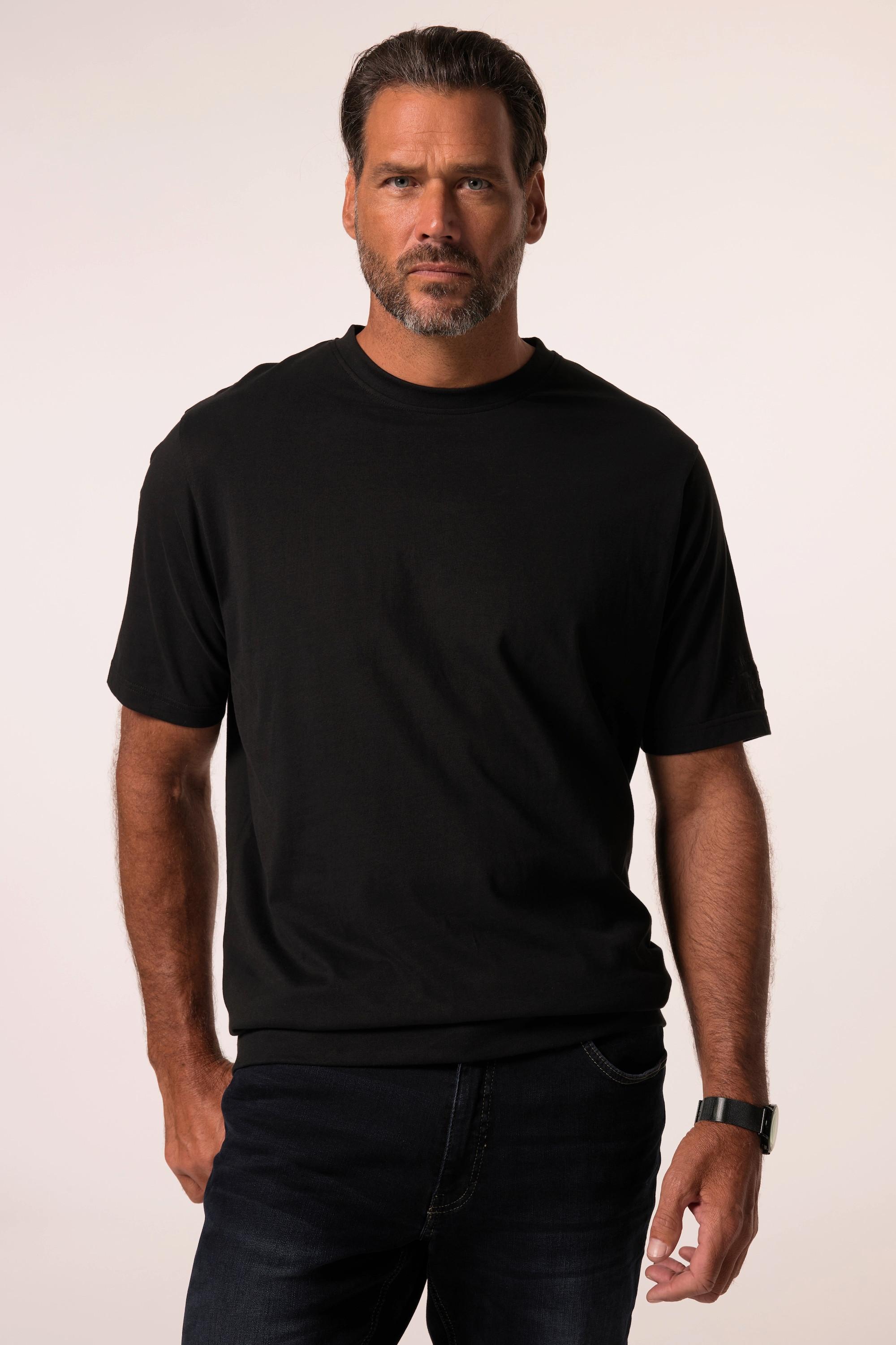 JP1880 Bauchfit Halbarm T-Shirt mit Ärmel-Stick