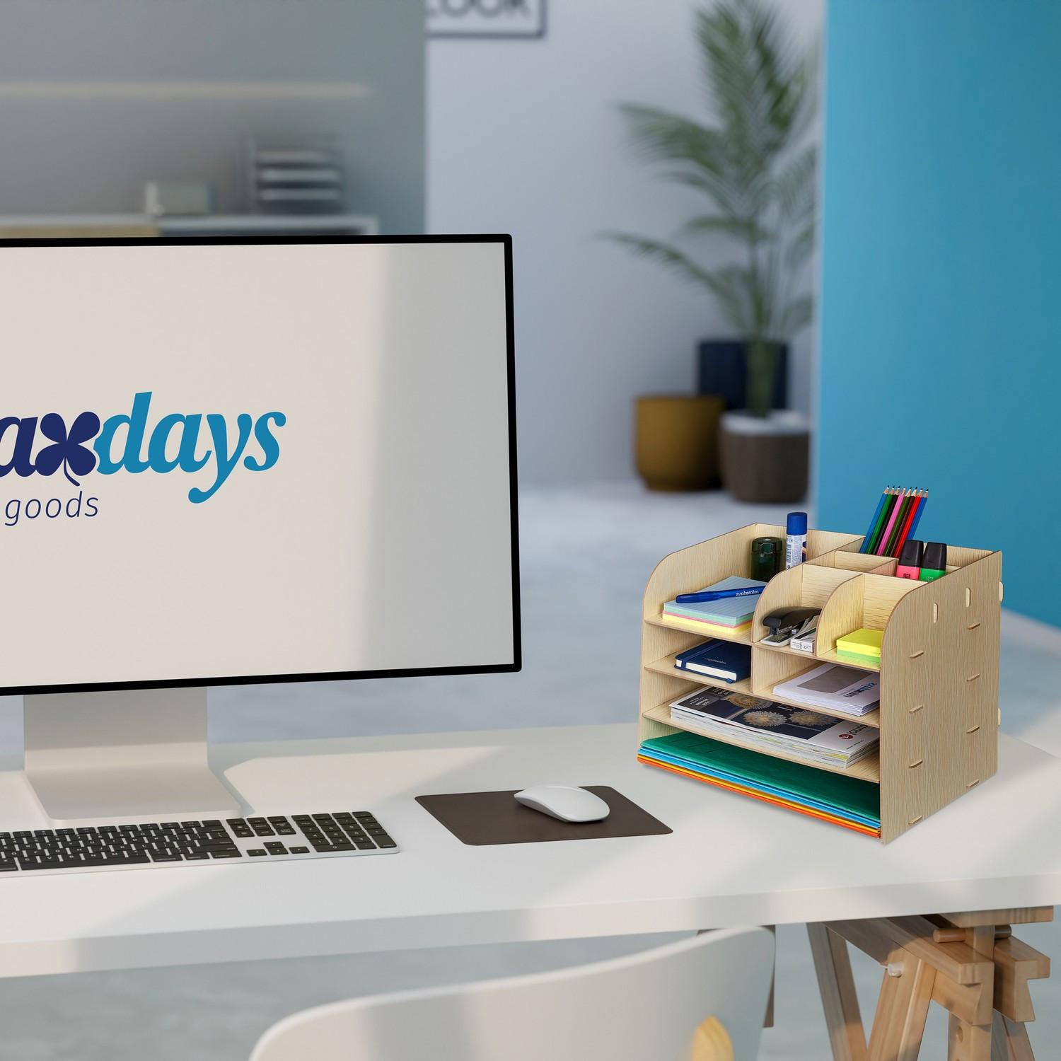 B2X Schreibtisch-Organizer mit Ablagefach