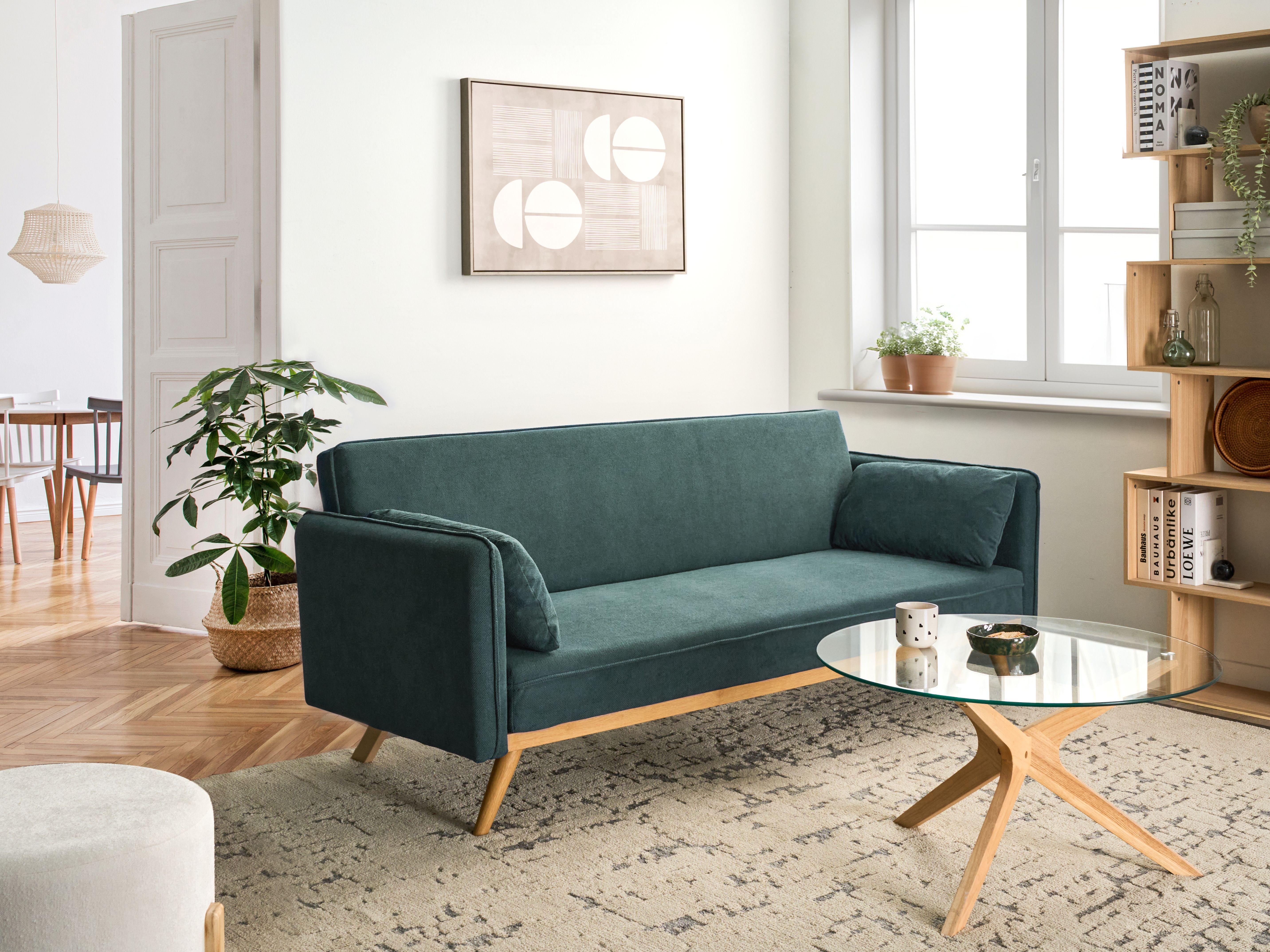 Beliani Schlafsofa aus Polyester Minimalistisch ASAA