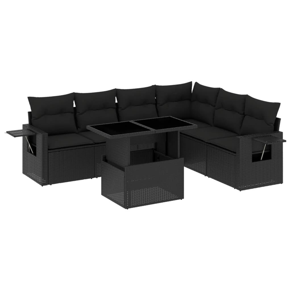 VidaXL Garten sofagarnitur poly-rattan