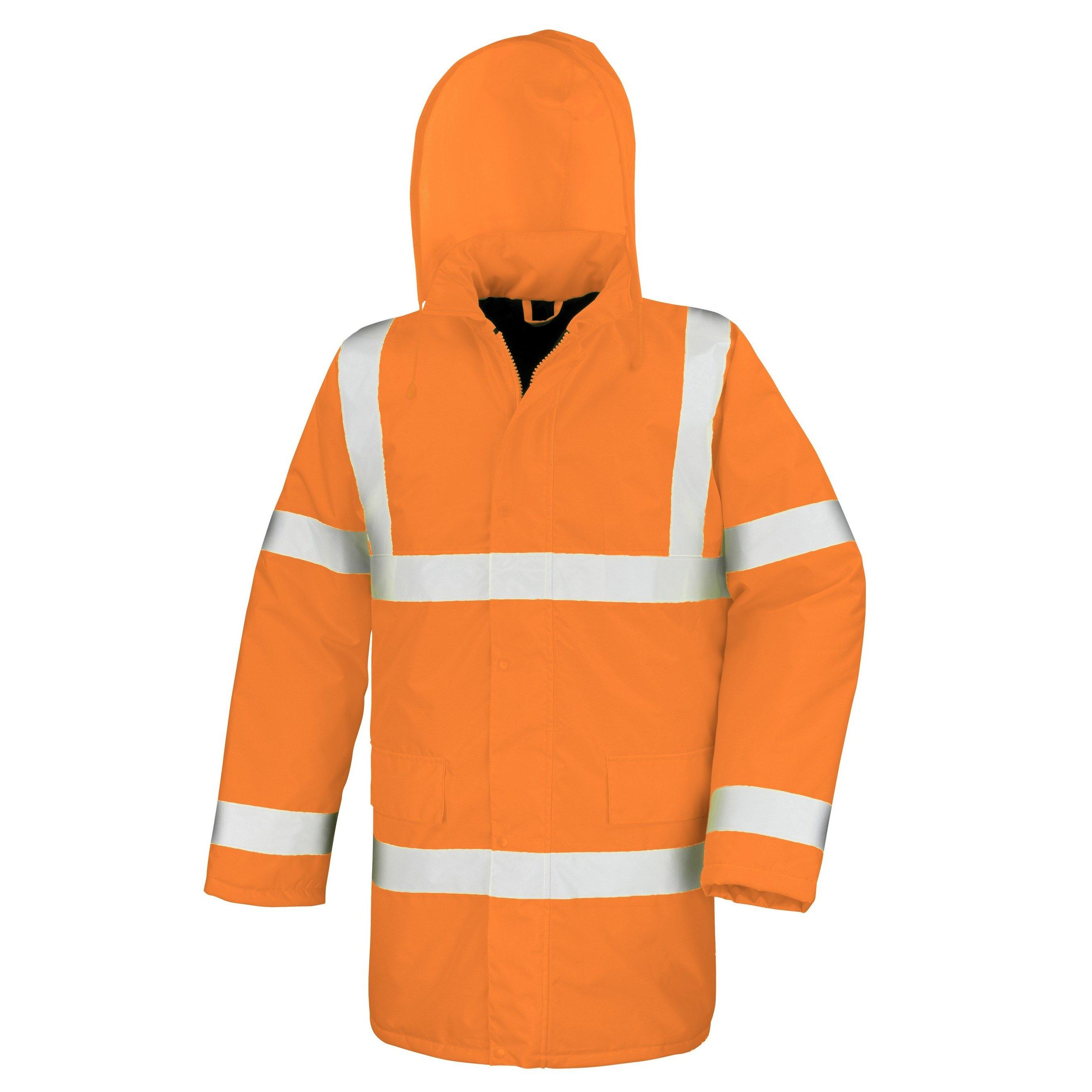 Result Core High Viz Mantel Motorway, Wasser und Wind abweisend (2 StückPackung)