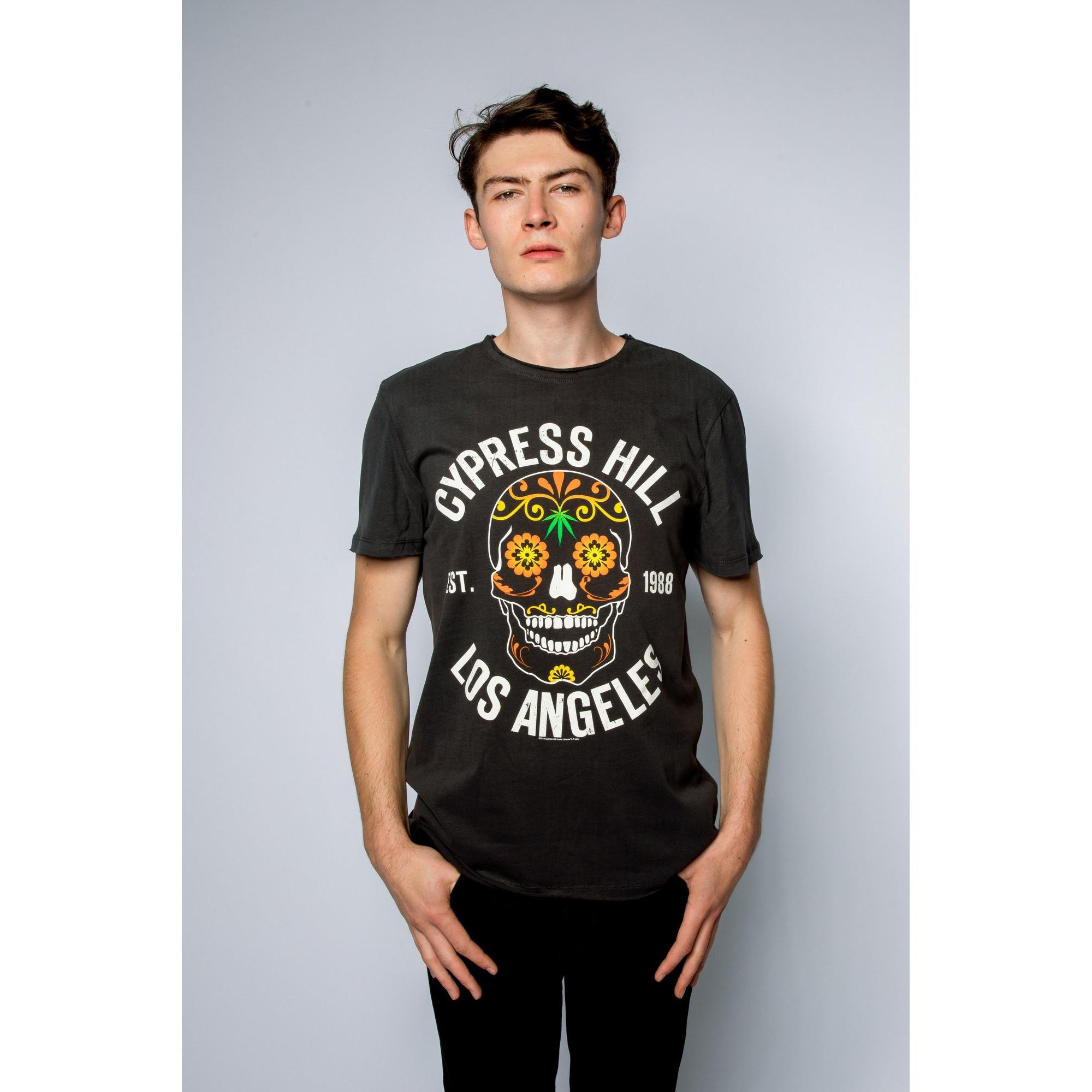 Amplified Floral Skull T-Shirt