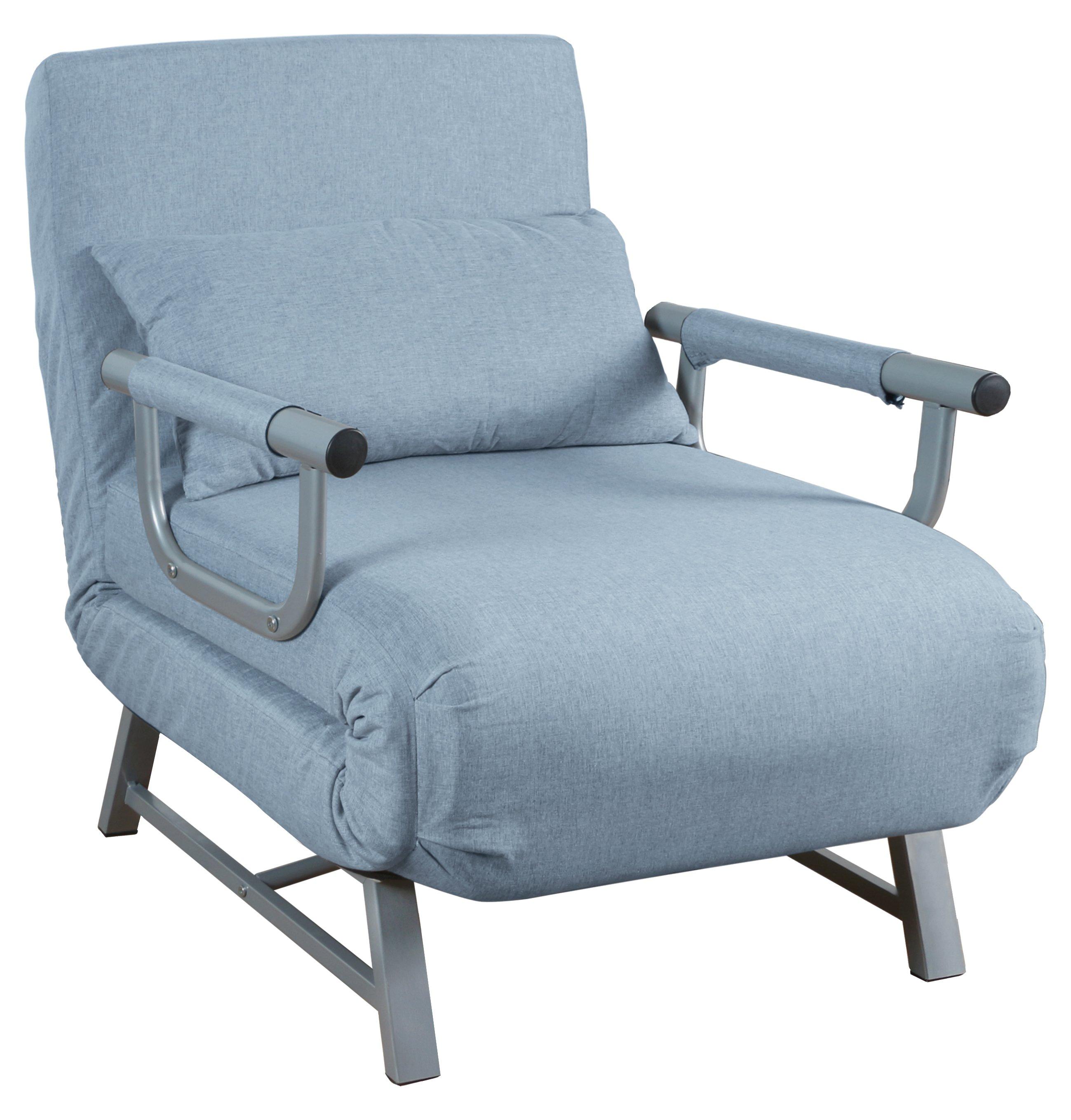 VCM Schlafsessel | Polyester-Stoff | Maße ca. ca. H. 95 x B. 64 x T. 78 cm | Sessel mit Schlaffunktion | Schlafsessel - Kolino